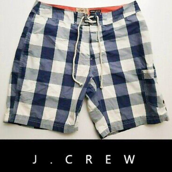 J.Crew Long Board Swim Trunks NWT 36